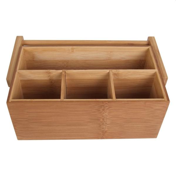 Bambus - Tischorganizer mit Henkel